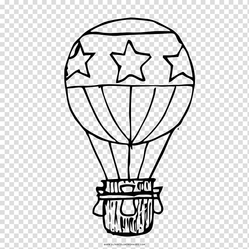 Hot air balloon Drawing Coloring book Aerostat, balloon transparent background PNG clipart