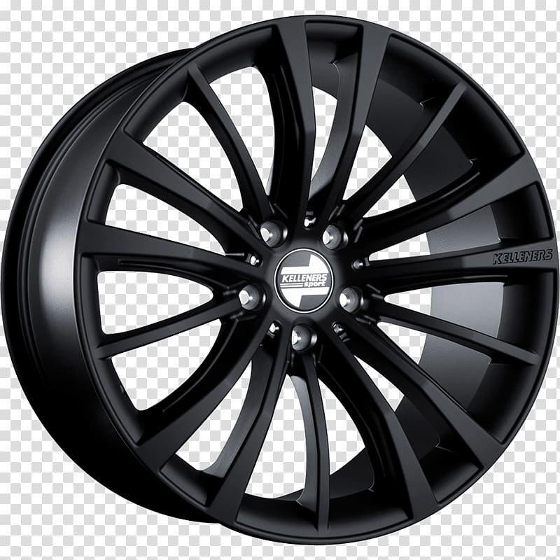 Alloy Mississauga Rim Wheel Autofelge, Matt Black transparent background PNG clipart