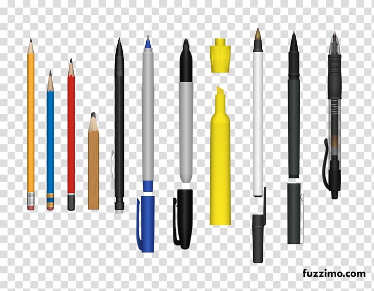 Pencil, All kinds of pens transparent background PNG clipart