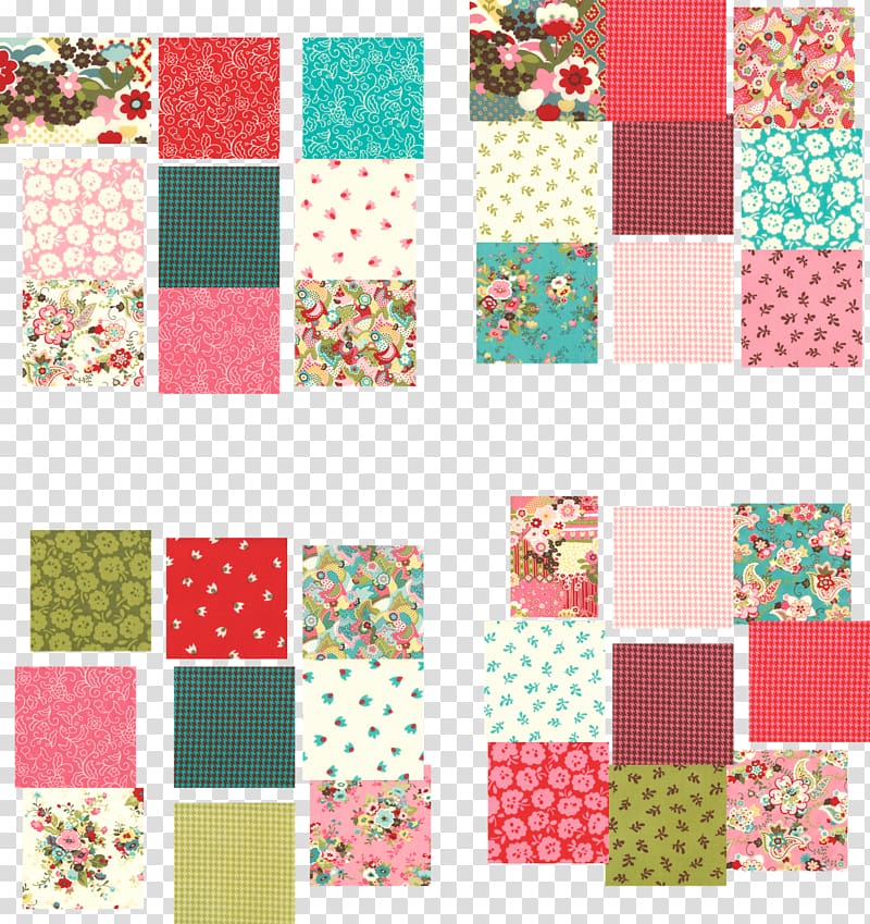 Paper Patchwork 0 Quilting Line, quilting fabric design transparent background PNG clipart
