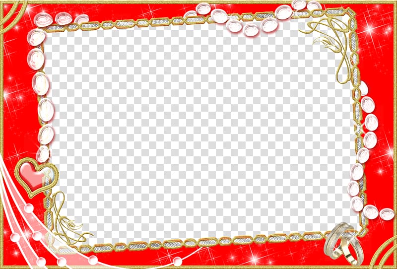 rectangular red and white with heart borderline, Morbi Odia language Frames Joke Hindi, Red Wedding Frame transparent background PNG clipart