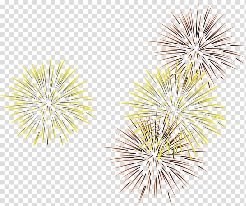 fireworks illustration, Line Fireworks Euclidean , Yellow lines of fireworks transparent background PNG clipart