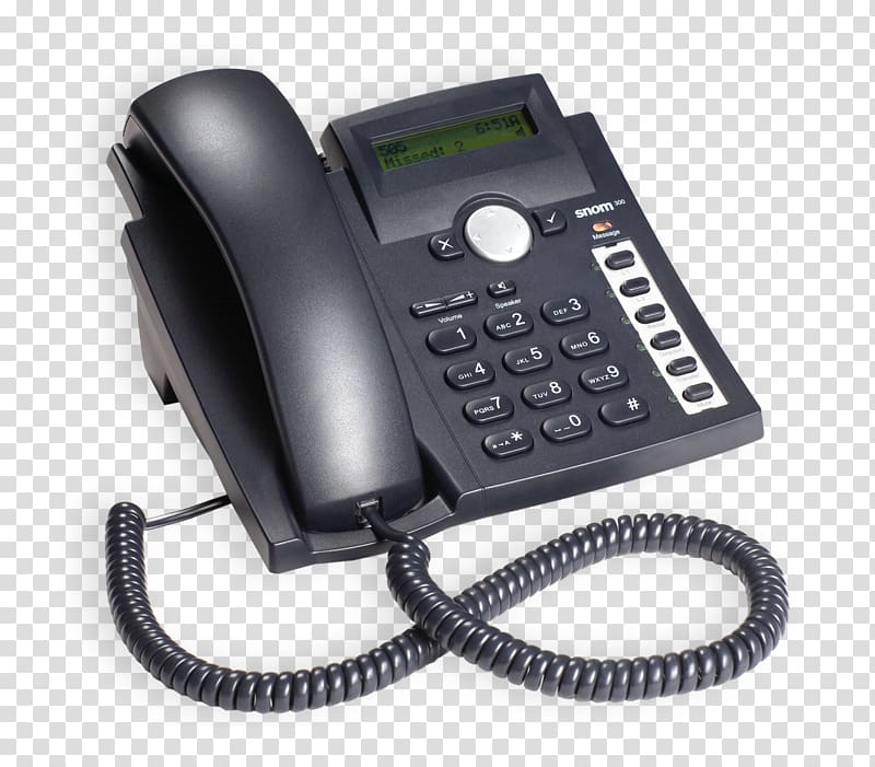 Snom 300 VoIP phone Telephone Voice over IP, Ip Telephony transparent background PNG clipart