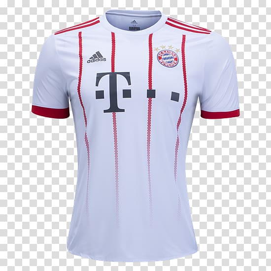 FC Bayern Munich 2017–18 Bundesliga UEFA Champions League Third jersey, football transparent background PNG clipart