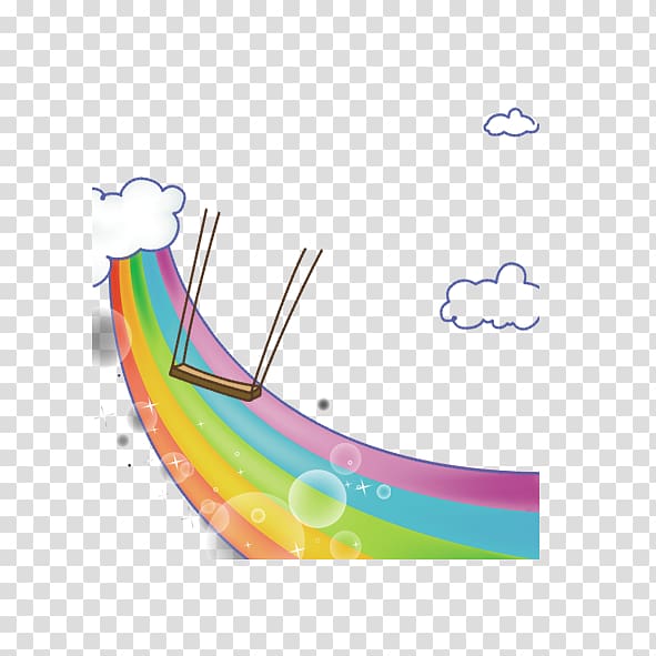 Rainbow Cloud Euclidean , rainbow transparent background PNG clipart