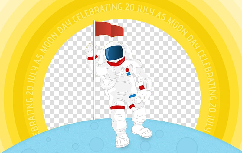 Cartoon Drawing Illustration, Hand-drawn cartoon astronaut endless background transparent background PNG clipart