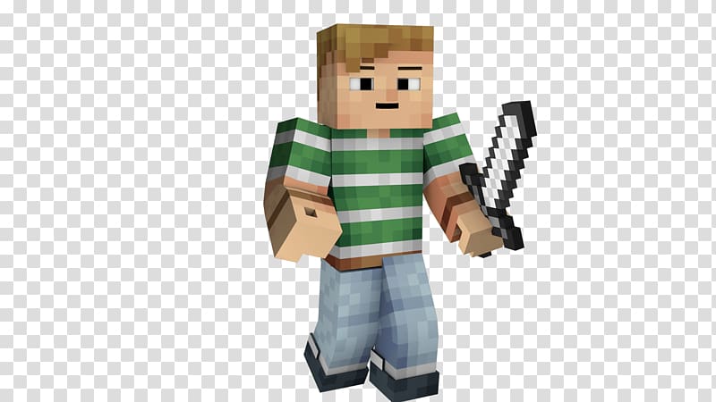 Minecraft character, Man Sword Minecraft transparent background PNG clipart