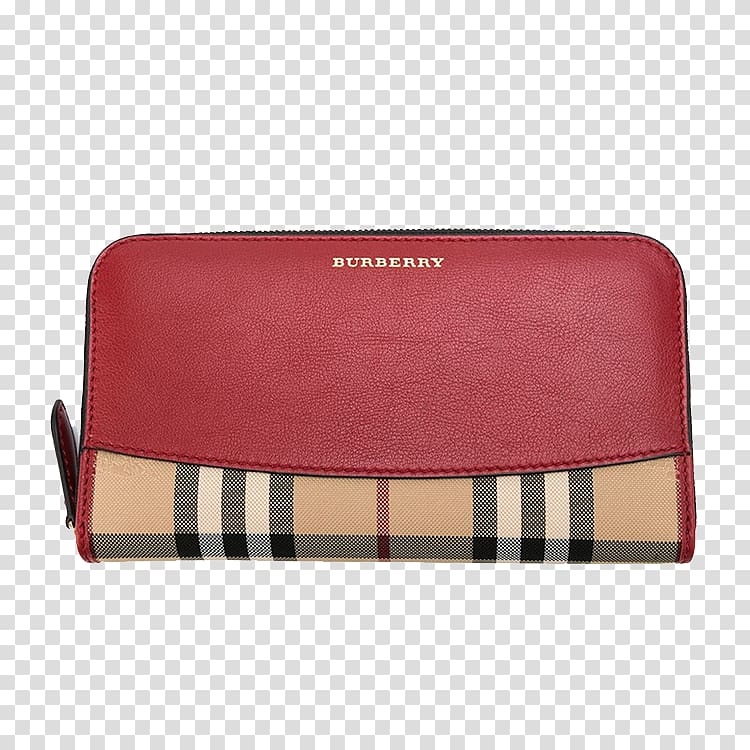 Burberry Wallet Designer Coin purse Handbag, BURBERRY handbag transparent background PNG clipart