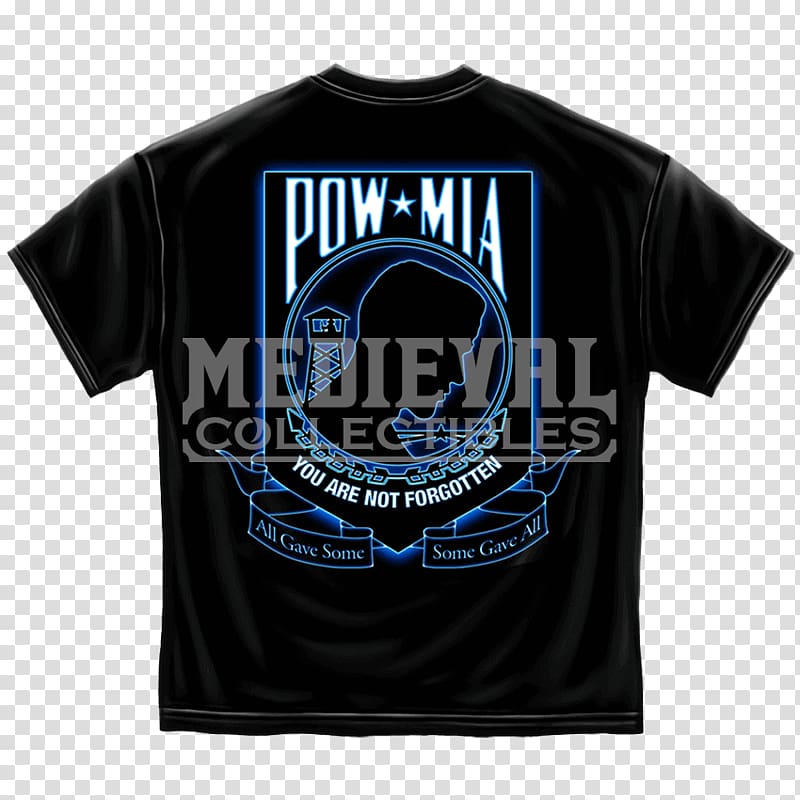 T-shirt National League of Families POW/MIA Flag Flag of the United States Prisoner of war, T-shirt transparent background PNG clipart