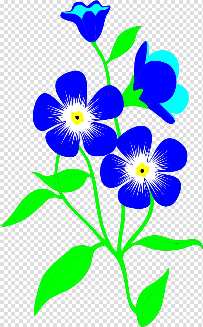 Father\'s Day Parents\' Day Wish Gift, blue flower transparent background PNG clipart