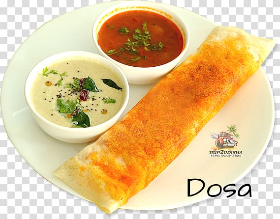 Dosa South Indian cuisine Idli Sambar, onion transparent background PNG clipart