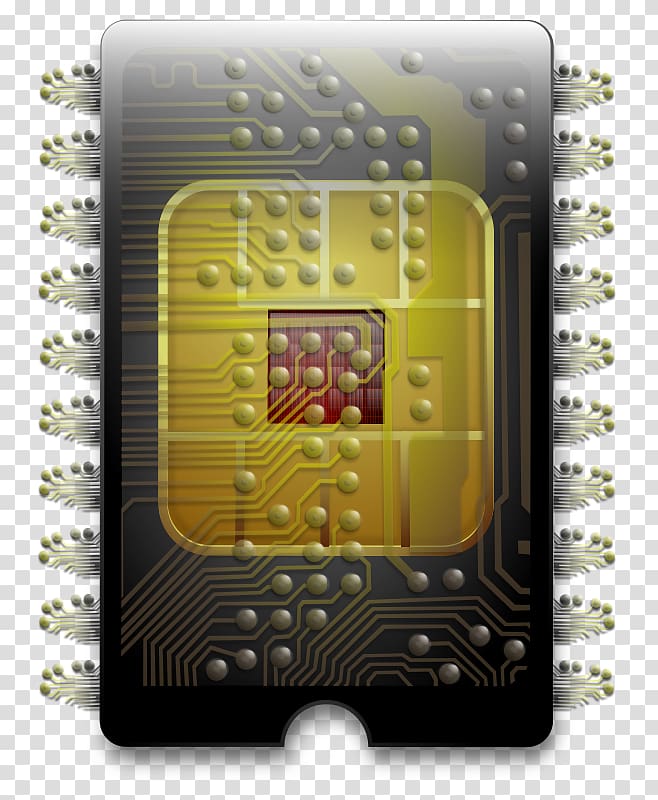 Microchip implant Integrated Circuits & Chips Semiconductor , circuit board transparent background PNG clipart