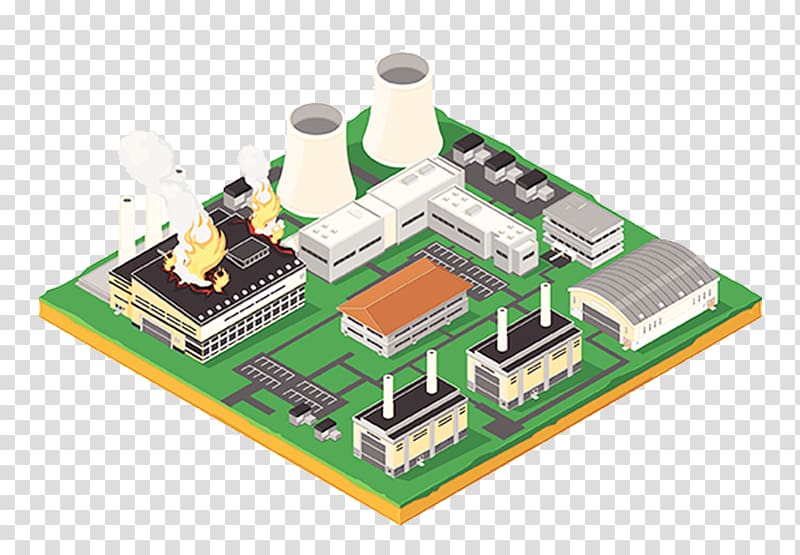 Coal-fired power stations transparent background PNG clipart
