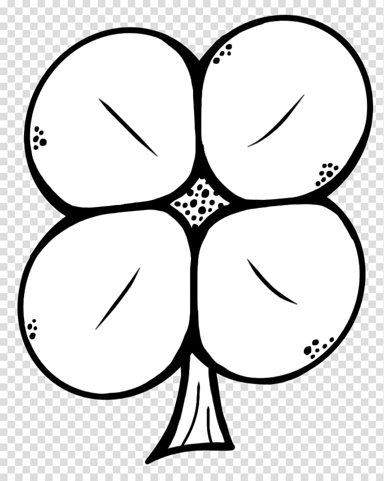 Four-leaf clover Coloring book Luck , Hair Stylist Graphics transparent background PNG clipart