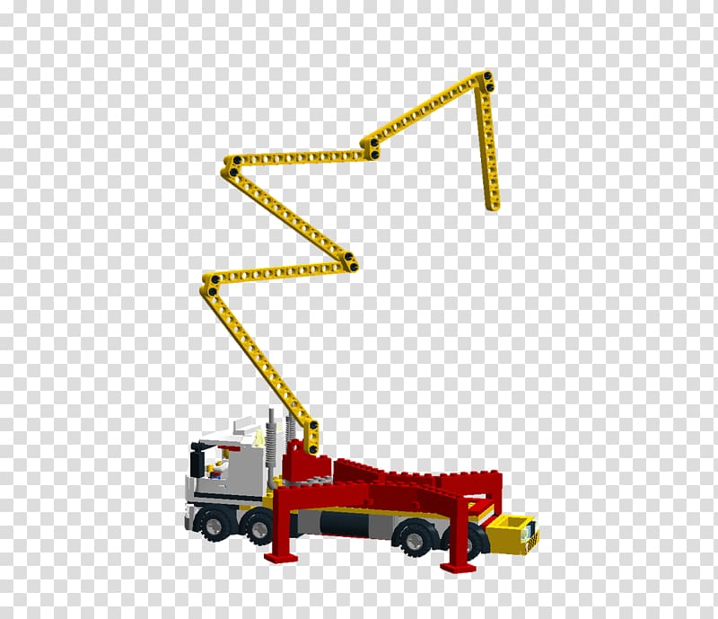 Concrete pump Crane Architectural engineering Lego Ideas Truck, crane transparent background PNG clipart