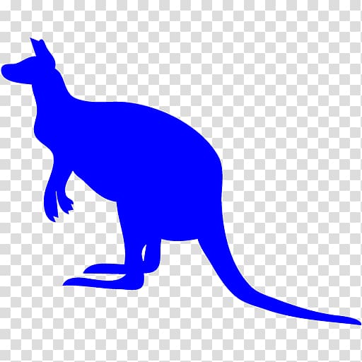 Macropodidae Kangaroo Silhouette , kangaroo transparent background PNG clipart