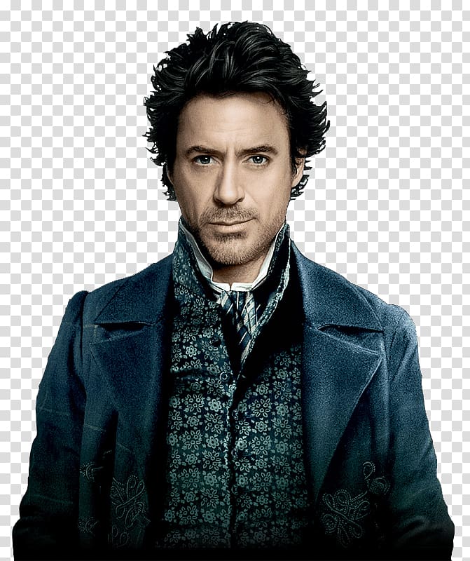 Robert Downey Jr,, Robert Downey Jr Sherlock Holmes Portrait transparent background PNG clipart