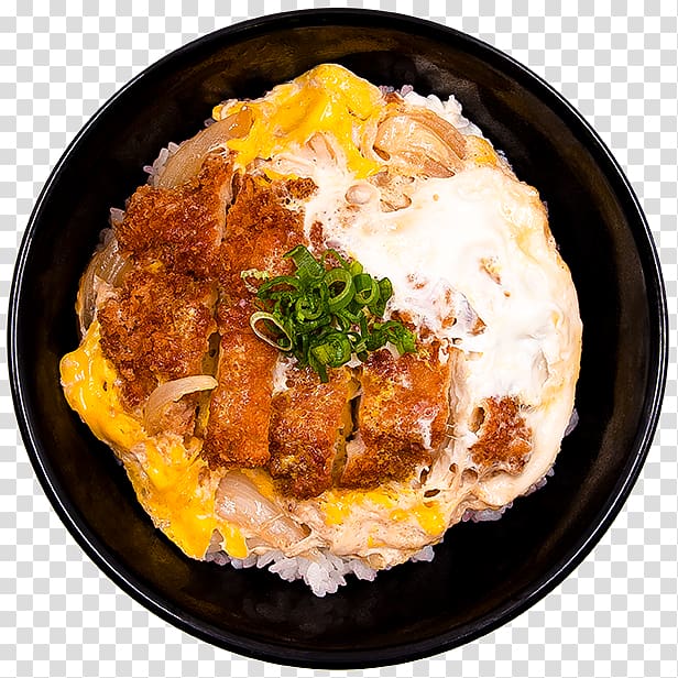 Tonkatsu Donburi Katsudon Chicken katsu Japanese Cuisine, Chicken Katsu transparent background PNG clipart