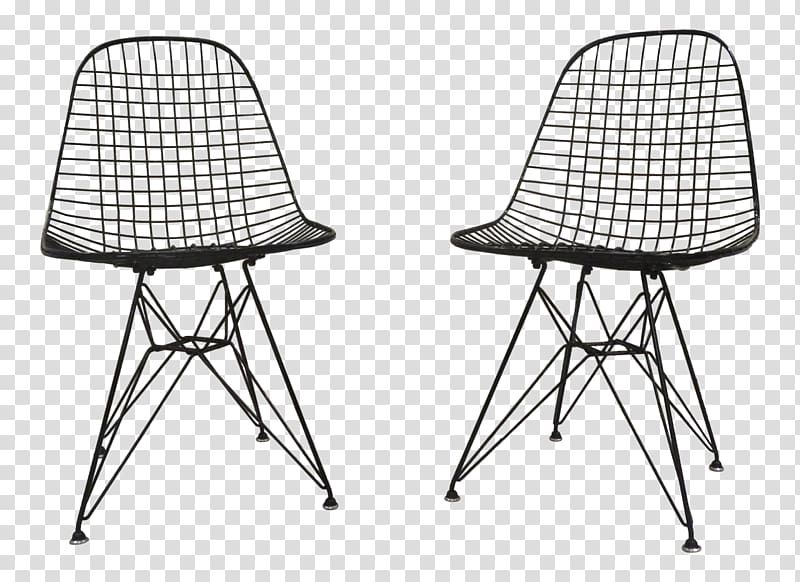 Wire Chair (DKR1) Eames Lounge Chair Table Charles and Ray Eames, chair transparent background PNG clipart