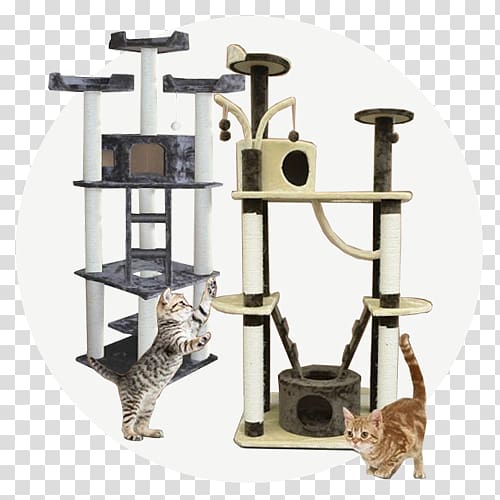 Cat tree Scratching post Pet Furniture, Cat transparent background PNG clipart