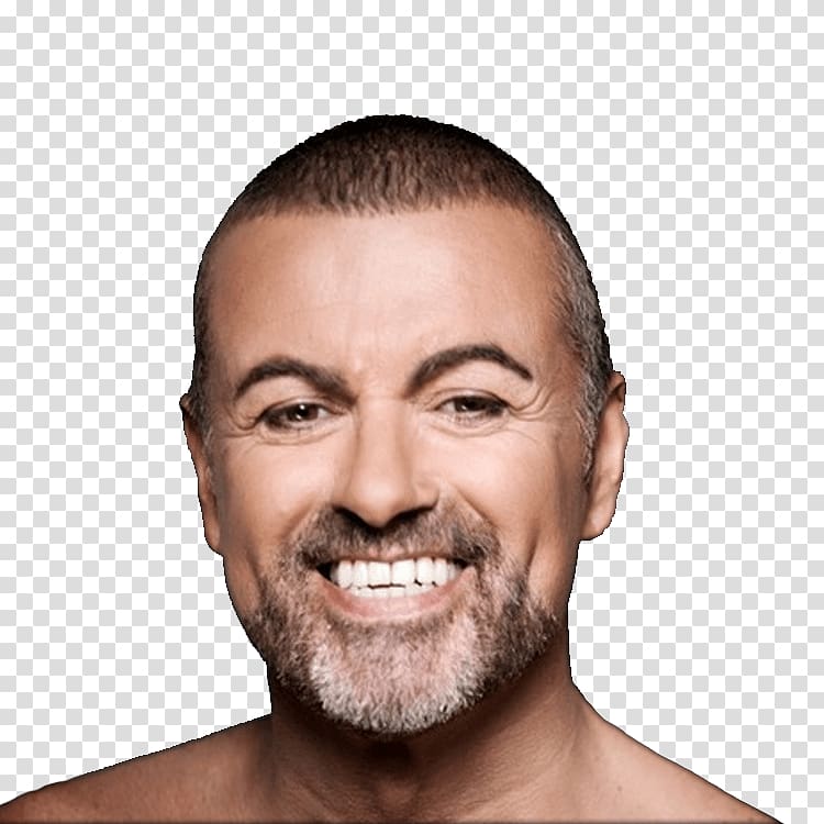 smiling man , Georges Michael Happy transparent background PNG clipart