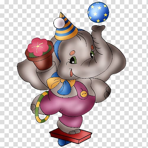 Cartoon Elephant Circus , circus elephant transparent background PNG clipart