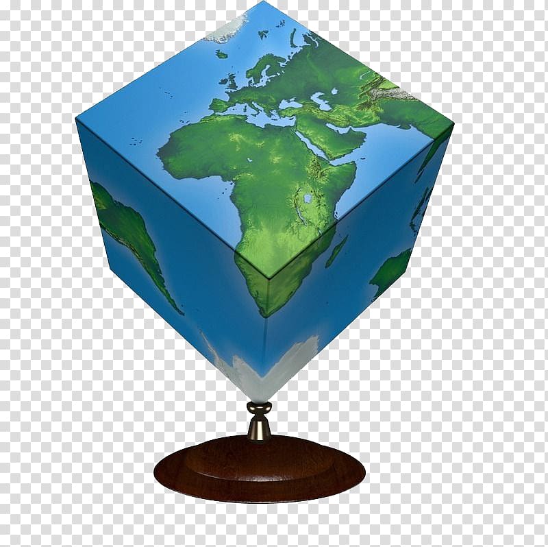 Cube house Best Practices in International Business Globe World, Square globe transparent background PNG clipart