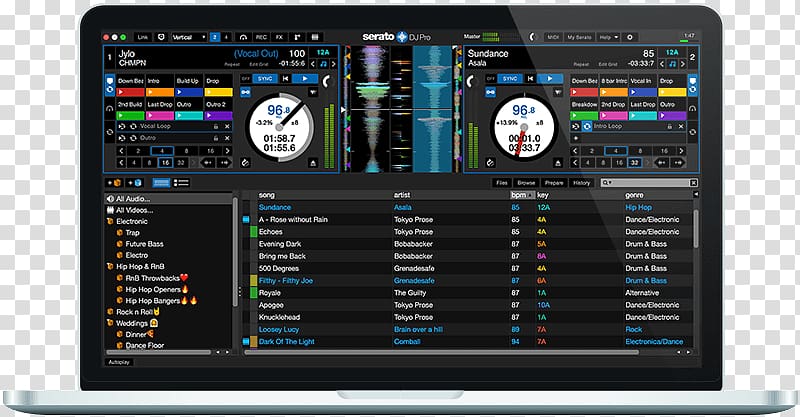 Disc jockey Serato Audio Research DJ controller Pioneer DJ CDJ, others transparent background PNG clipart
