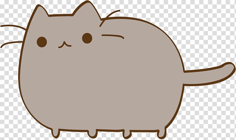 Cat Pusheen Desktop Animation, cute stickers transparent