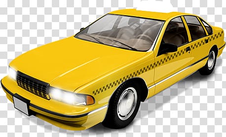 Taxi transparent background PNG clipart