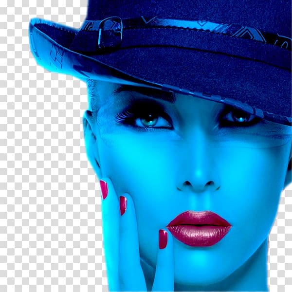Hat Woman Female Anja Poulsen Blue, Hat transparent background PNG clipart
