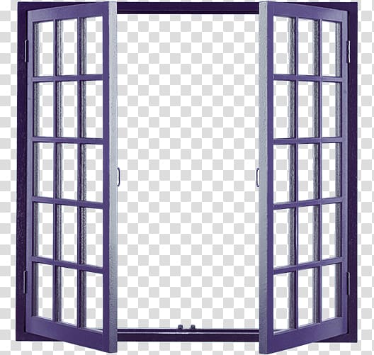 Window Building Door Wood, Blue open windows transparent background PNG clipart