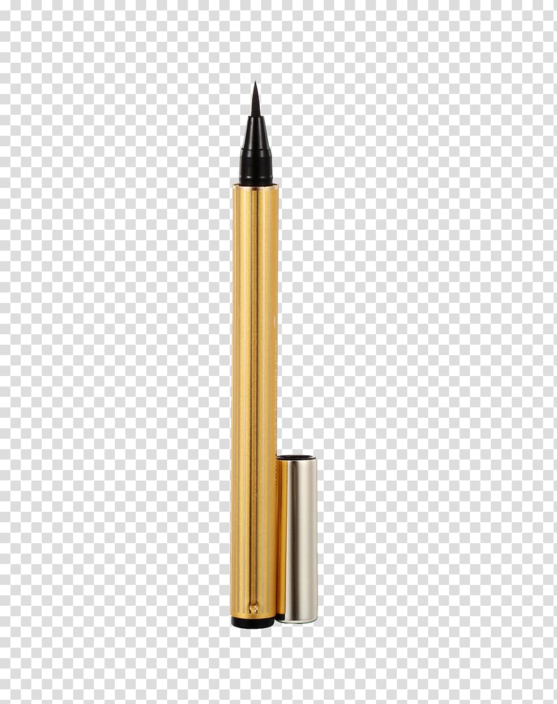 Eye liner Cosmetics Clinique Mascara, Tiny gold bars eyeliner transparent background PNG clipart
