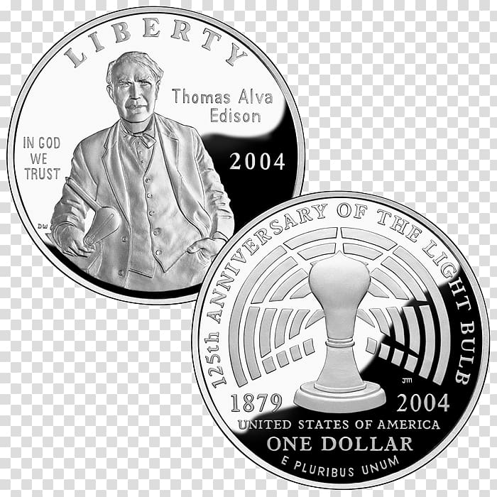 Dollar coin Proof coinage Silver coin Commemorative coin, Coin transparent background PNG clipart