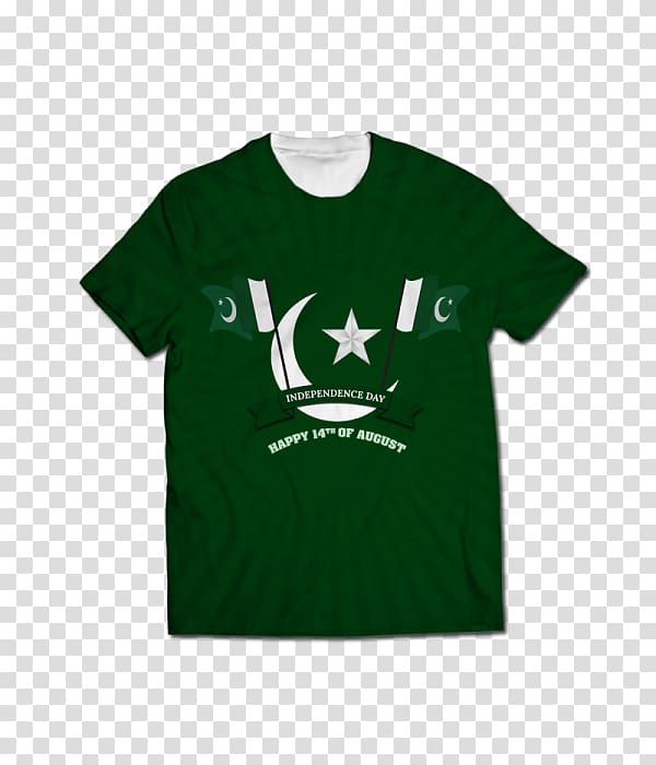 Printed T-shirt Clothing Raglan sleeve, 14 august independence day pakistan transparent background PNG clipart
