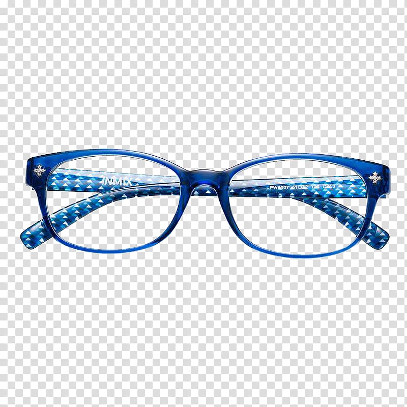 Goggles Glasses Blue Designer, Blue frame glasses frame transparent background PNG clipart