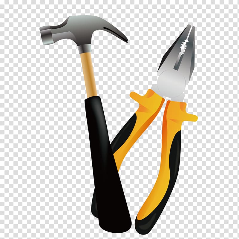 Hammer Euclidean Tool, nail hammer transparent background PNG clipart