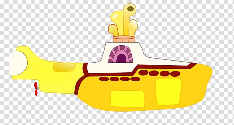 Yellow Submarine The Beatles , Cartoon Submarine transparent background PNG clipart