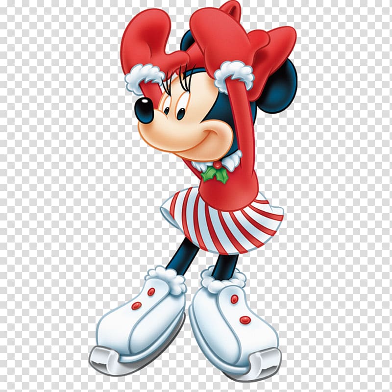 Minnie Mouse Mickey Mouse Donald Duck Santa Claus Christmas, disney pluto transparent background PNG clipart