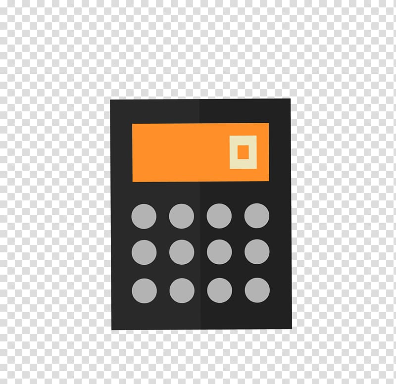 Calculator Eye shadow Palette, darker electronic calculator transparent background PNG clipart