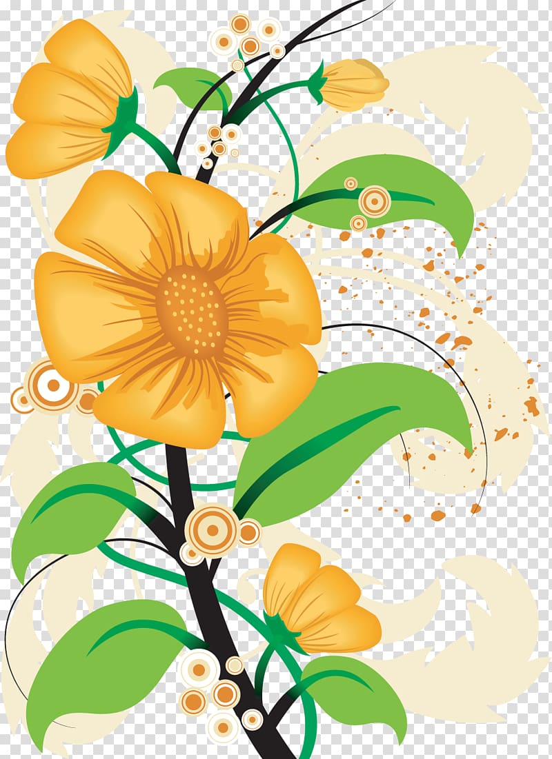 Flower Floral design , handpainted flowers transparent background PNG clipart