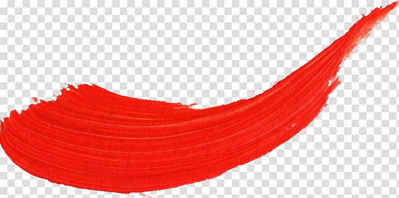 red paint streak