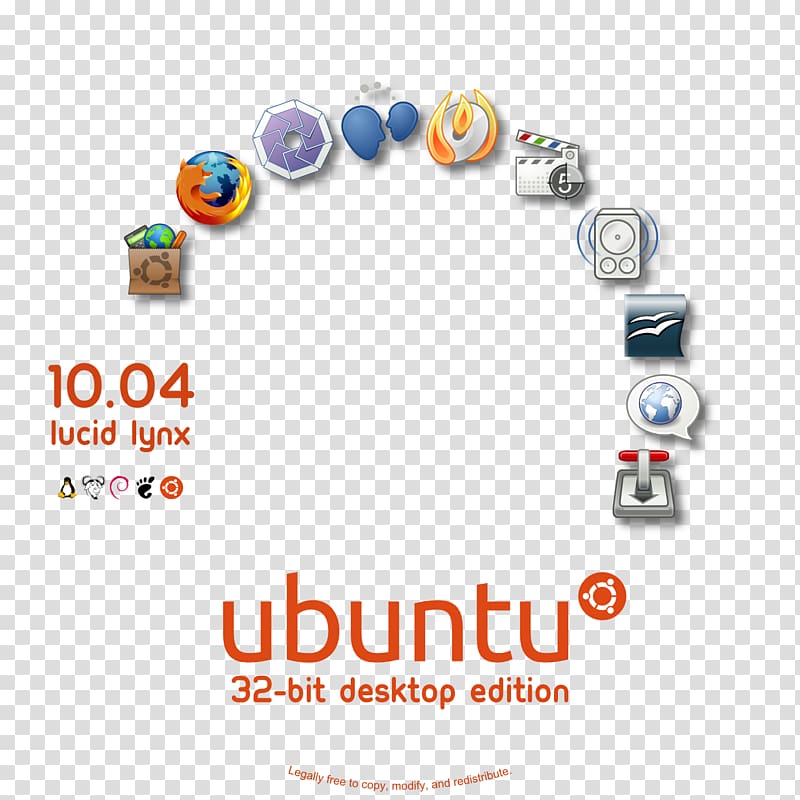 Ubuntu 10.04 32-bit 64-bit computing, linux transparent background PNG clipart
