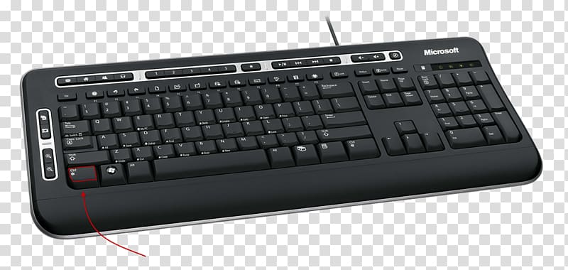 Computer keyboard Microsoft Digital Media Keyboard 3000 USB Microsoft Natural keyboard, microsoft transparent background PNG clipart