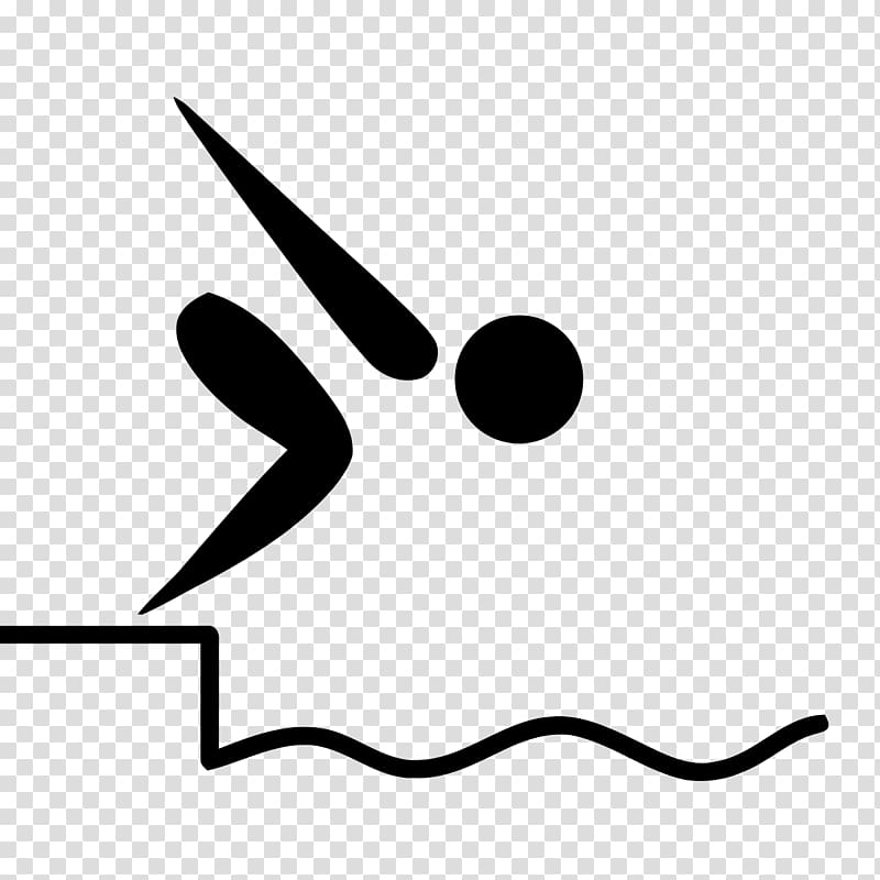 Summer Olympic Games Pictogram Swimming Olympic sports , swimming publicity transparent background PNG clipart