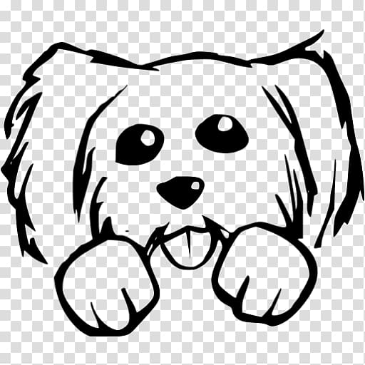 Puppy Basset Hound Yorkshire Terrier West Highland White Terrier Cuteness, Black dog Puppy transparent background PNG clipart
