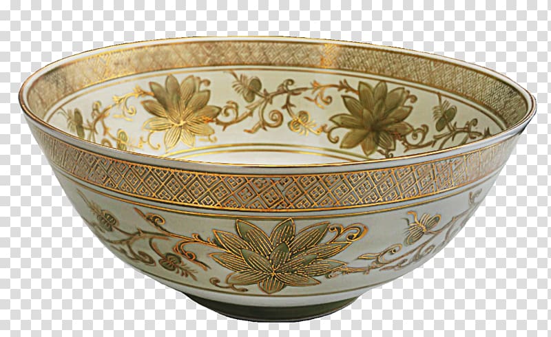 Bowl Porcelain Glass Tableware Decorative arts, hand painted style transparent background PNG clipart
