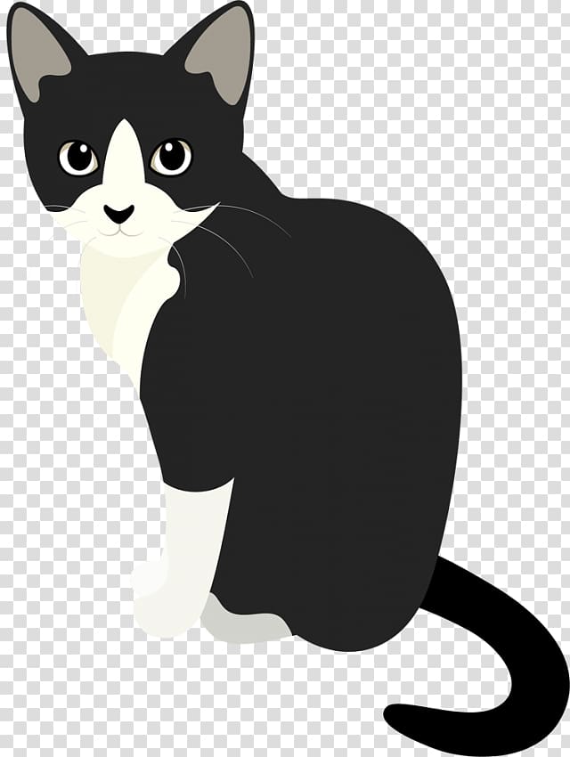 Whiskers Domestic short-haired cat Computer Icons , Three-dimensional black transparent background PNG clipart