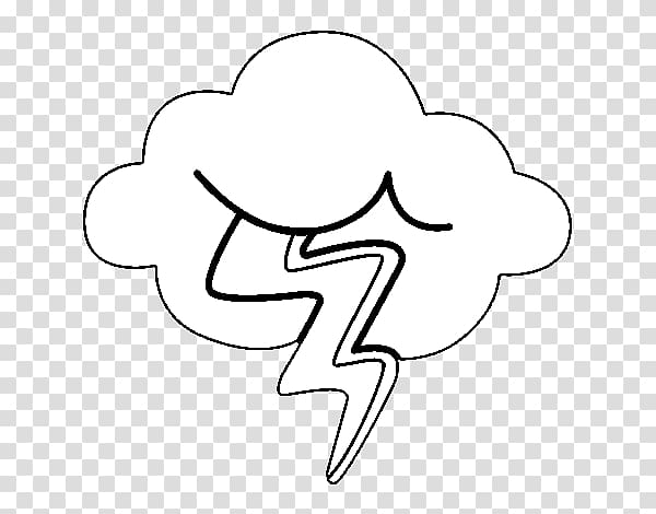 Drawing Cloud Lightning Lampo Coloring book, Cloud transparent background PNG clipart