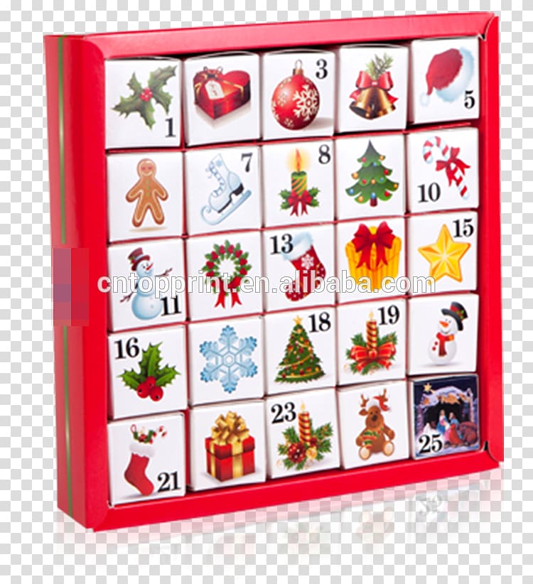 Christmas Advent Calendars Tea, Advent Calendars transparent background PNG clipart